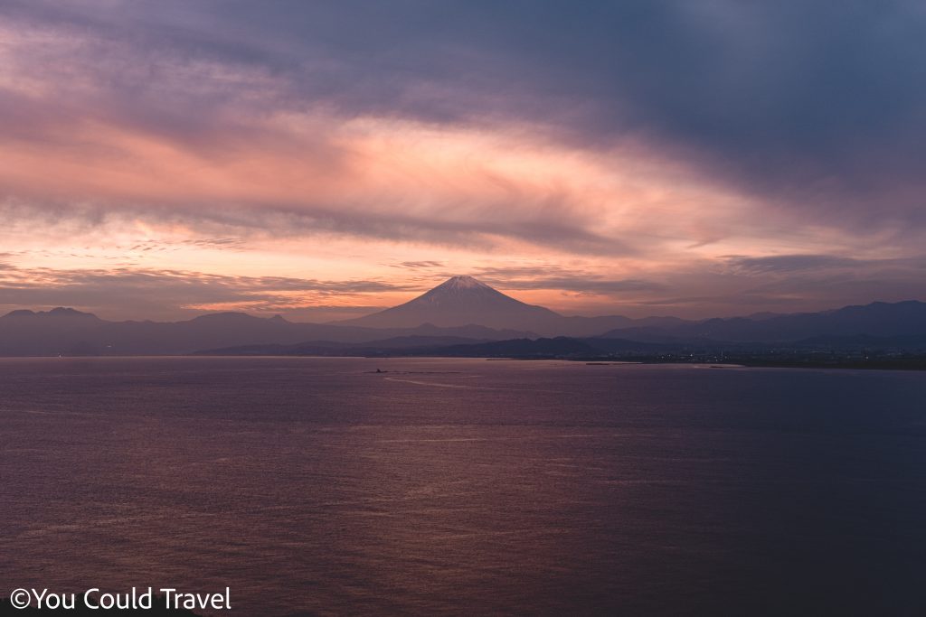 Views of Mt Fuji from Enoshima Island