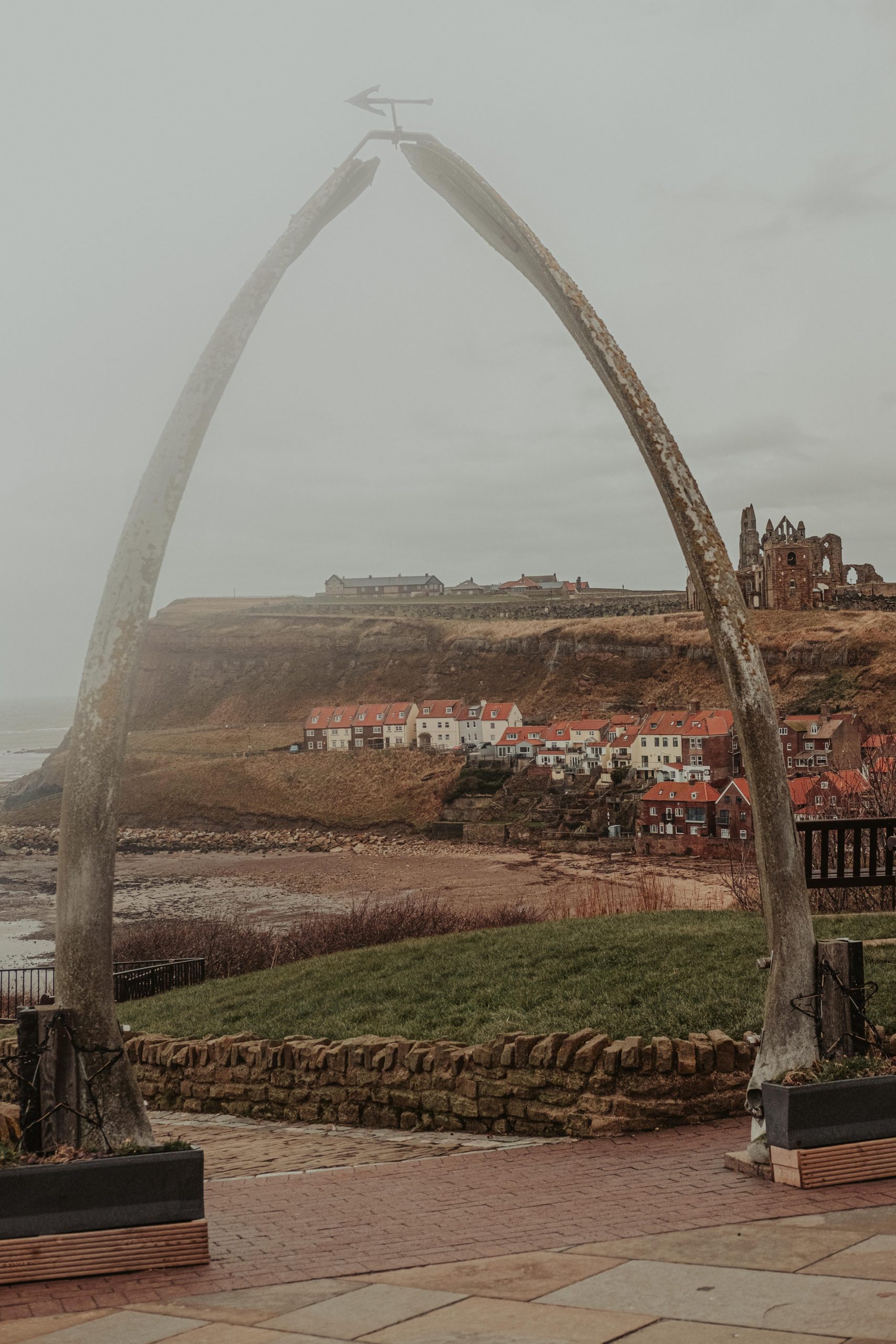 Whalebone arch in Whitby Town