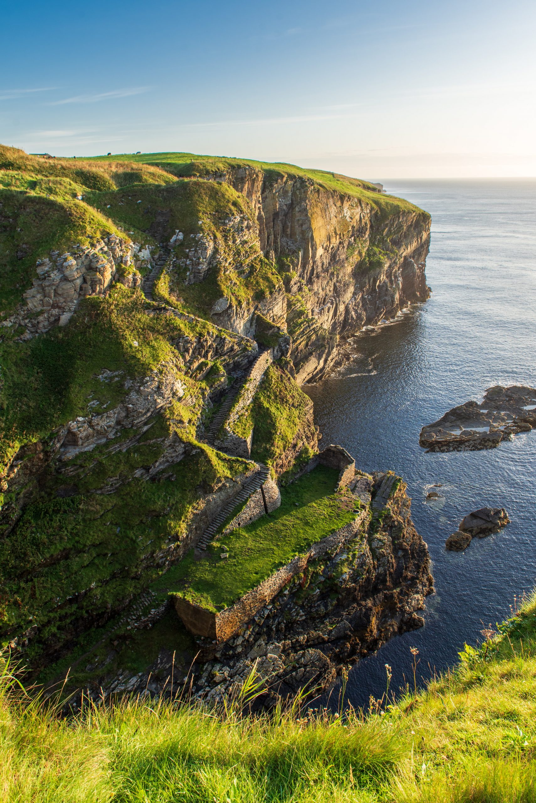 Whaligoe Steps in Wick Scotland