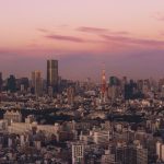 Where to stay in Tokyo - the vastness of Tokyo as seen from above at sunset