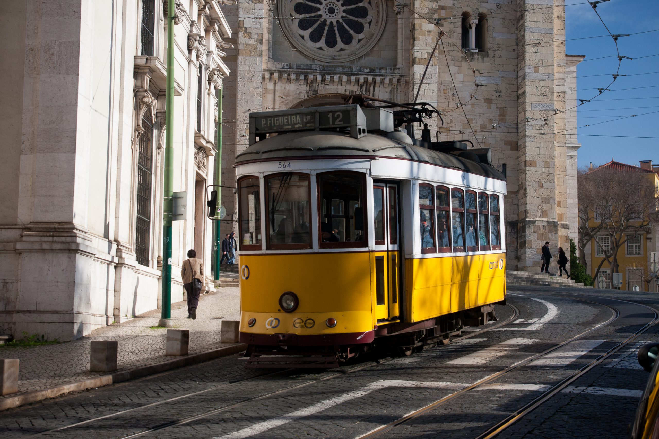 Yellow Tram Lisbon