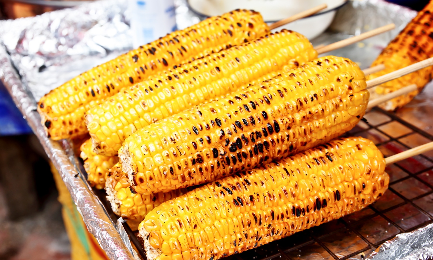 Yaki tomorokoshi is a popular street food during festivals in Japan