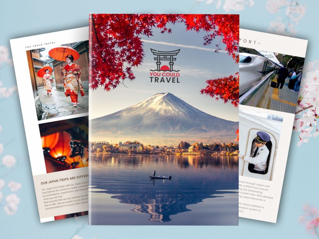 You Could Travel Japan Tours brochure